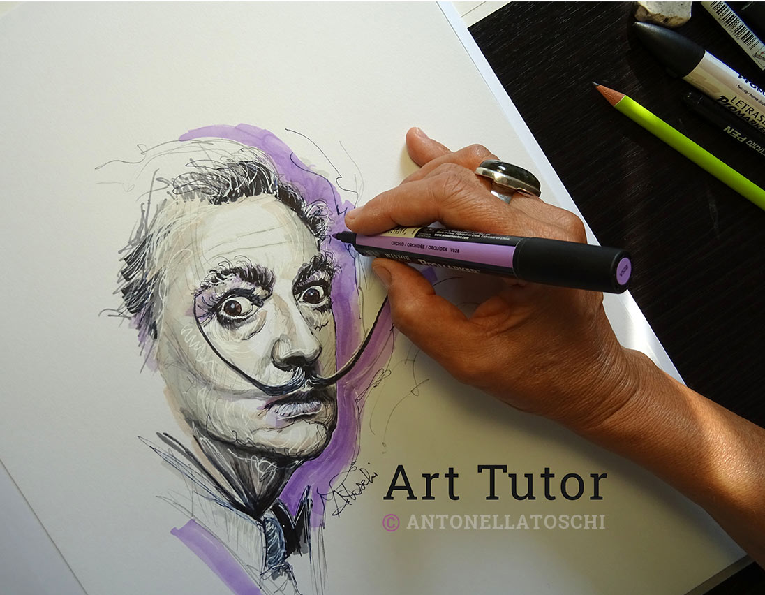 ART TUTOR | Paint and draw with me